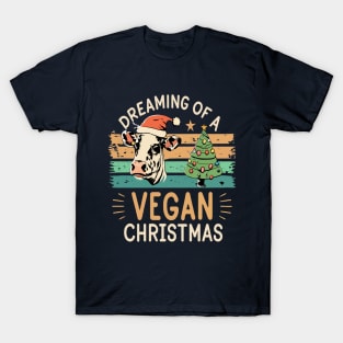 I'm Dreaming of a Vegan Christmas Funny Men Women T-Shirt